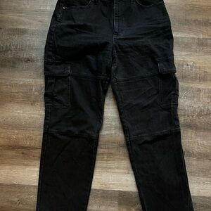 Cargo Black Jeans